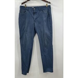 Onward Reserve Straight Leg Chino Pants Men's 38x32 Blue Casual Preppy